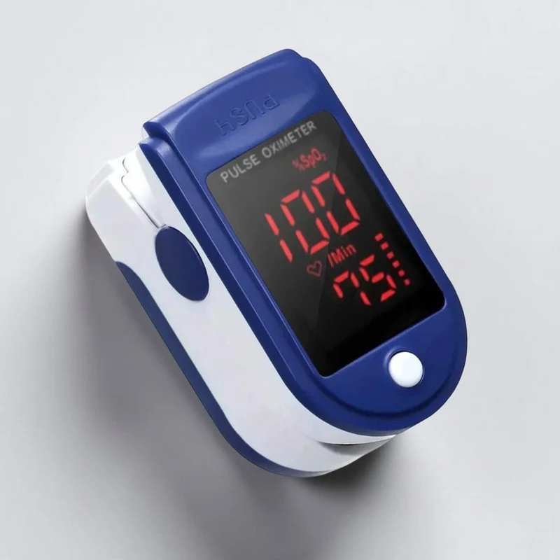 Digital Fingerspids Oximeter til Hurtig Iltmætning og Puls