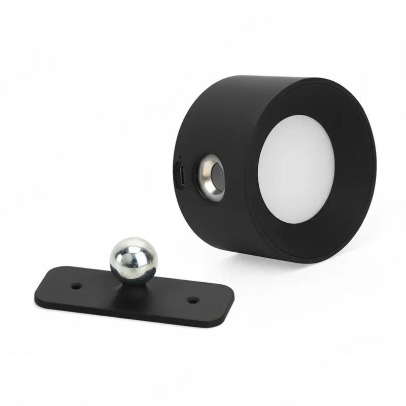 Genopladelig Trådløs Væglampe med 360° Rotation og Justerbar Lys