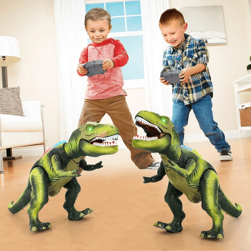 Fjernstyret Dinosaurlegetøj med Lyd og LED Lys til Børn