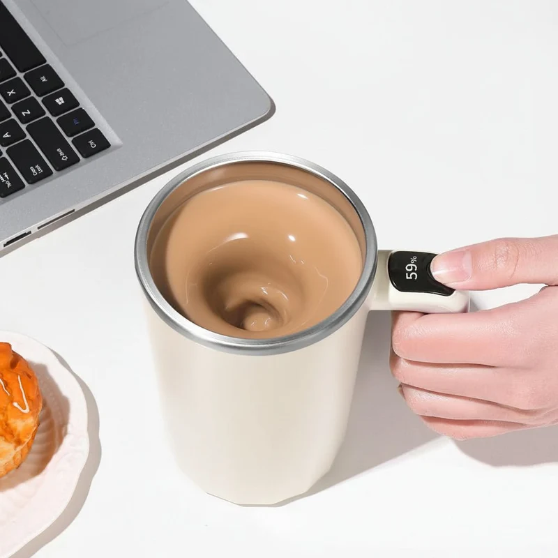 Selvrørende Kaffekrus med Type-C Opladning og 360ml Kapacitet