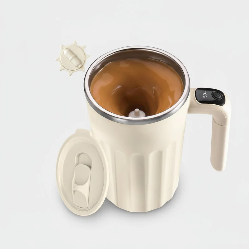 Selvrørende Kaffekrus med Type-C Opladning og 360ml Kapacitet