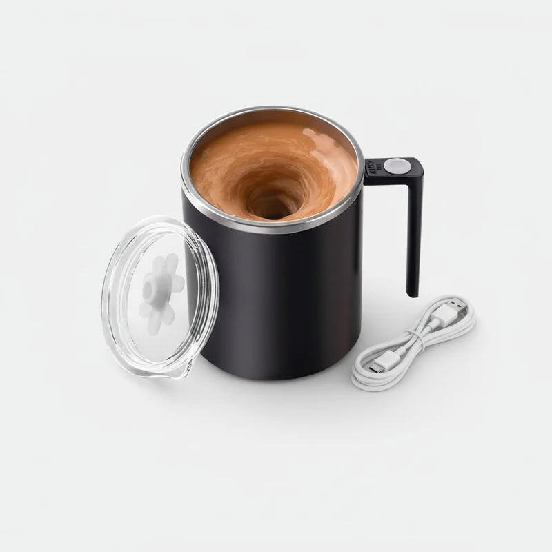 Selvrørende Kaffekrus med Type-C Opladning og 360ml Kapacitet