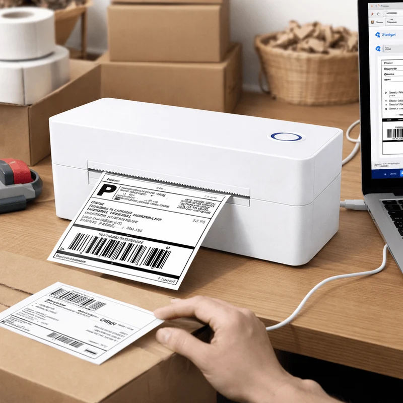 Effektiv USB Termisk Labelprinter til Hurtig Forsendelse