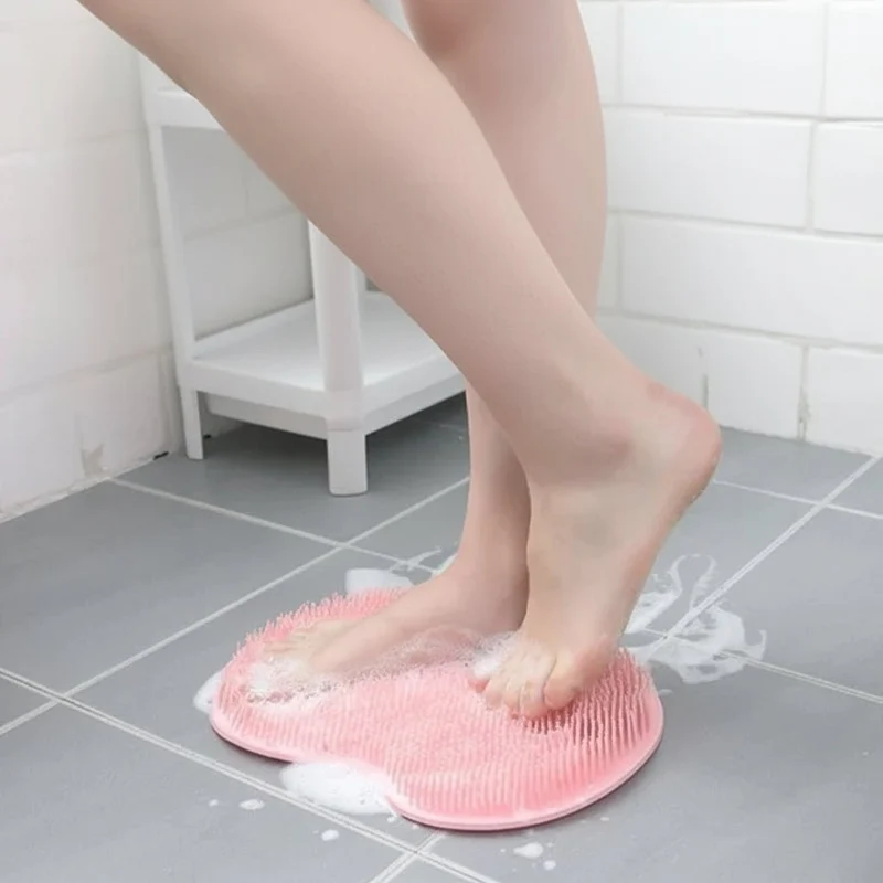 Effektiv Silikone Skrubbemåtte med Sugekopper til Spa-oplevelse