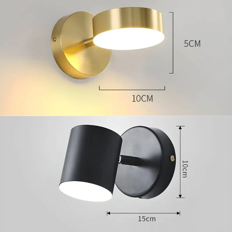 Skandinavisk Væglampe med LED - Tidløs Elegance og Komfort