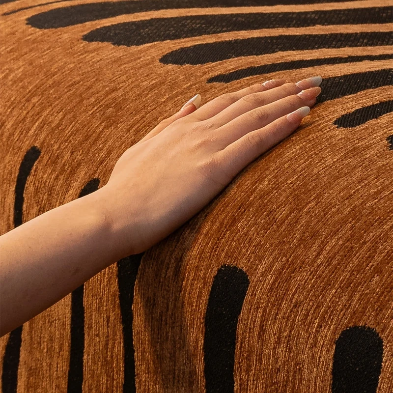 Chenille Sofaovertræk med tribal design og komfort
