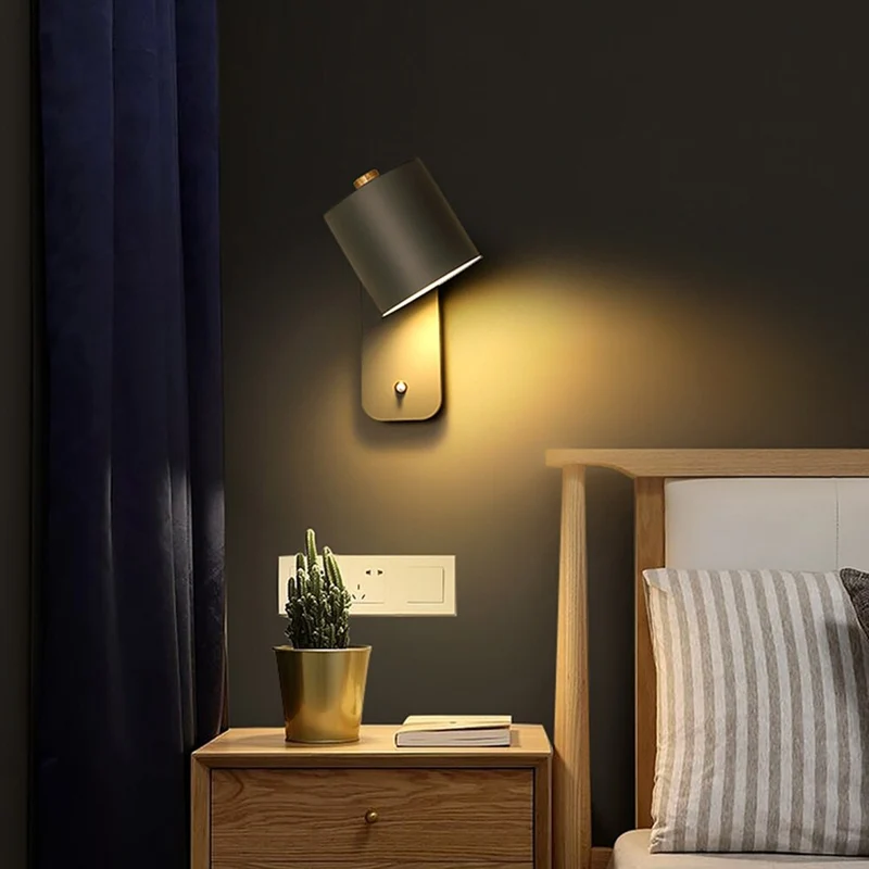 Moderne LED-væglampe med smart lysstyring