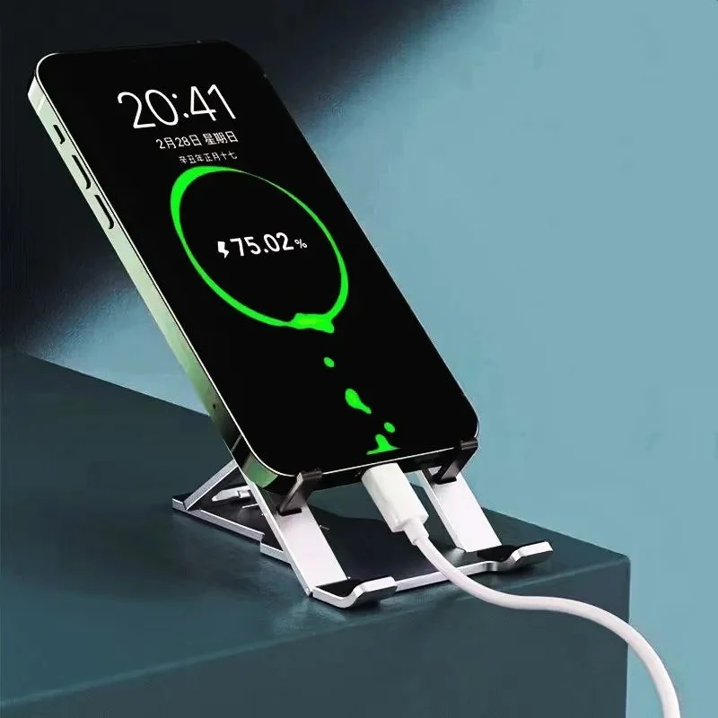 Justerbar Aluminium Mobilholder med Anti-Skrid og Køling