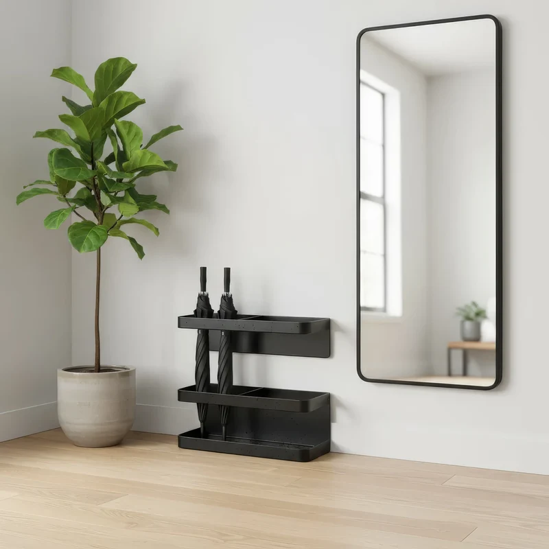 Elegant paraplyholder i jern - Stilfuld og funktionel
