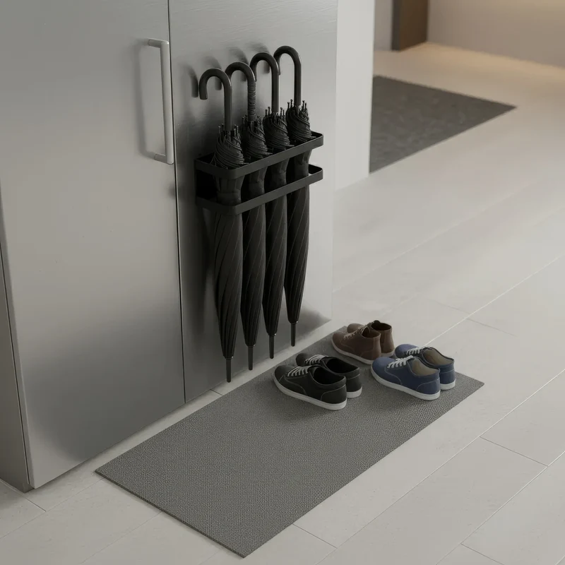 Elegant paraplyholder i jern - Stilfuld og funktionel