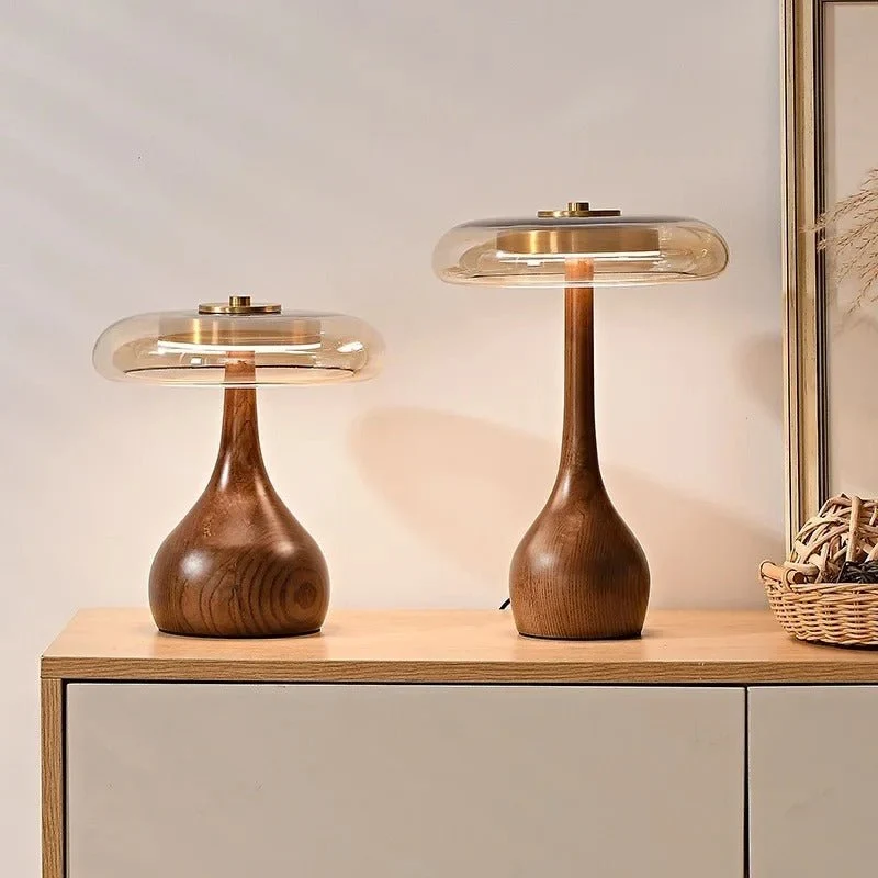 Elegant Retro Bordlampe i Japansk Stil - Skab Hygge