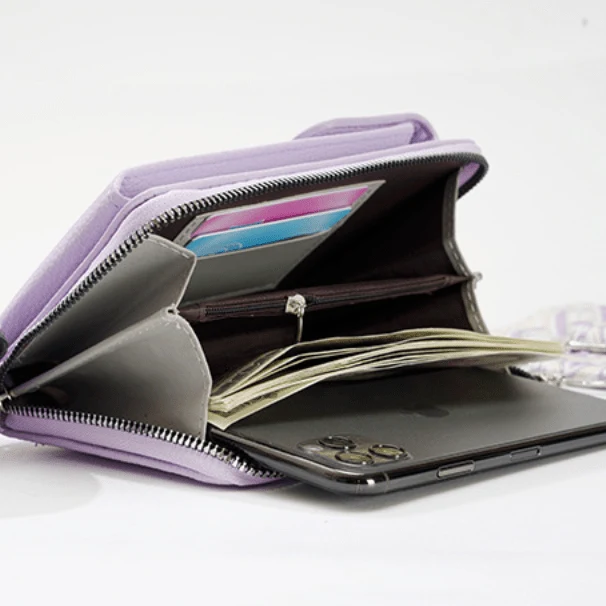 Elegant Mini Skuldertaske i Italiensk Læder til Smartphones