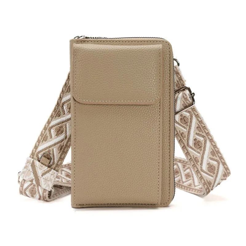 Elegant Mini Skuldertaske i Italiensk Læder til Smartphones