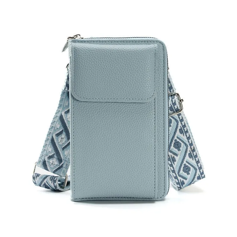 Elegant Mini Skuldertaske i Italiensk Læder til Smartphones