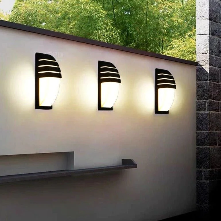 Energibesparende LED-udendørslampe med moderne design