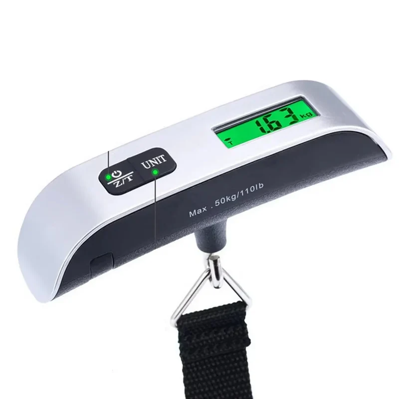 Bærbar Digital Bagagevægt med LCD - Op til 50 kg