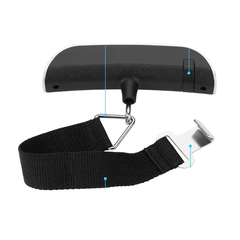 Bærbar Digital Bagagevægt med LCD - Op til 50 kg
