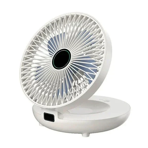 Elegant Vægventilator med Stille Drift og Justerbare Hastigheder