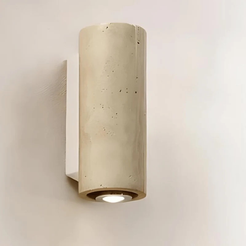 Travertin LED-væglampe – Energibesparende og Stilfuld