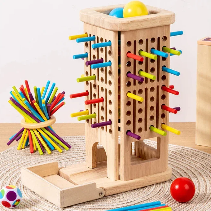 Montessori Trætårn med Læring og Sjov for Børn