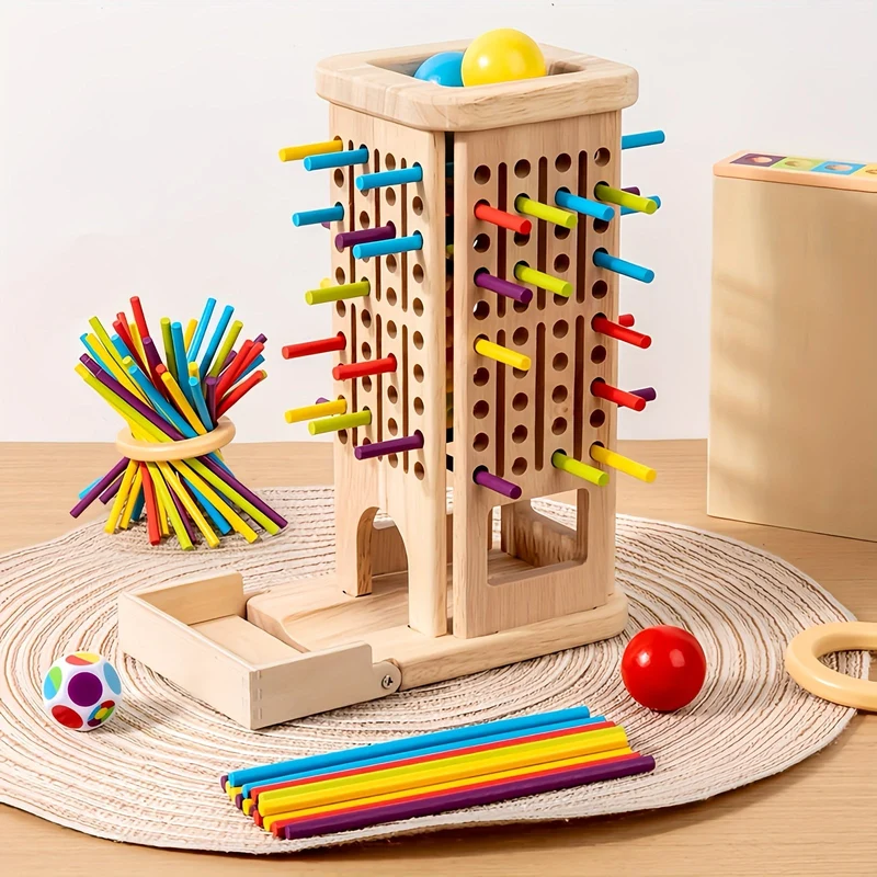 Montessori Trætårn med Læring og Sjov for Børn