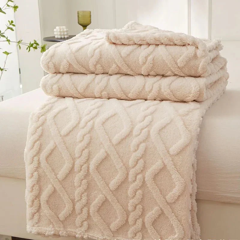 Luksuriøs Rejsedecke i Fleece for Maksimal Komfort og Varme