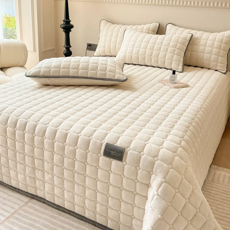 Fleksibel og Blød Tæppe med Moderne Kvadratisk Design