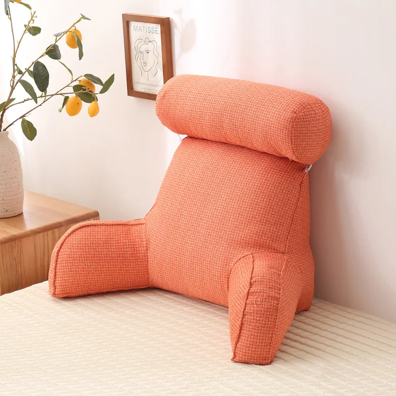 Ergonomisk Læsepude med Sidelomme – Komfort i Sengen