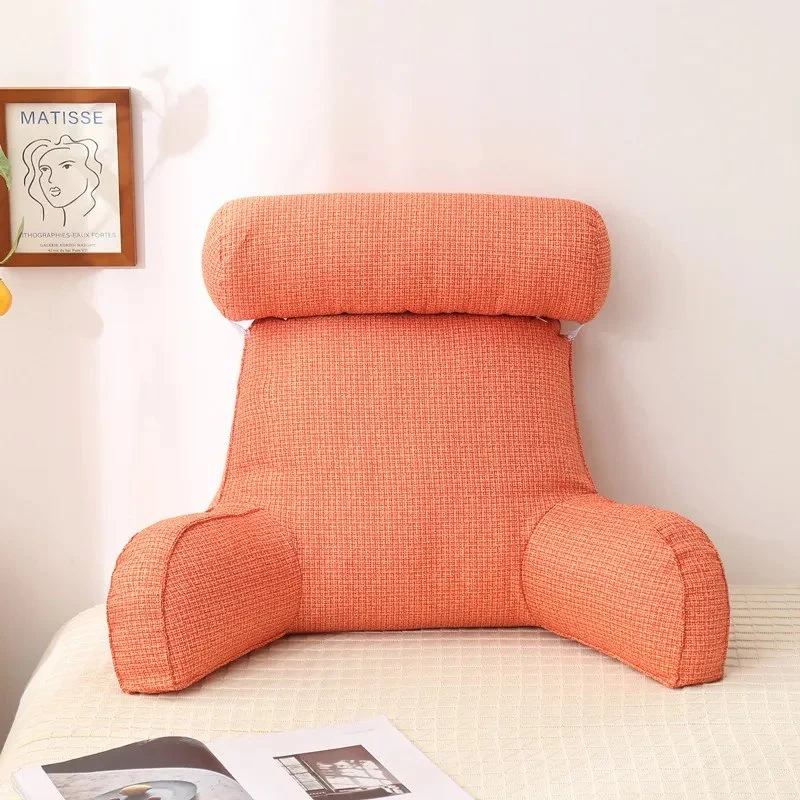 Ergonomisk Læsepude med Sidelomme – Komfort i Sengen