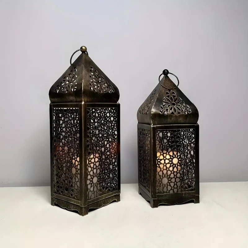 Antik Kerzenholder i Jern - Skaber Hygge Inde og Ude
