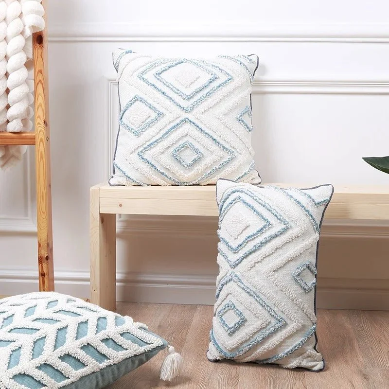 Boho Pudevår med Diamantmønster - Komfort og Stil