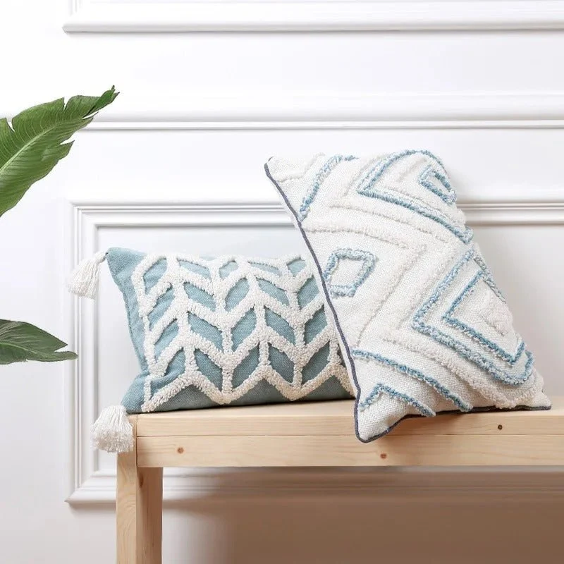 Boho Pudevår med Diamantmønster - Komfort og Stil