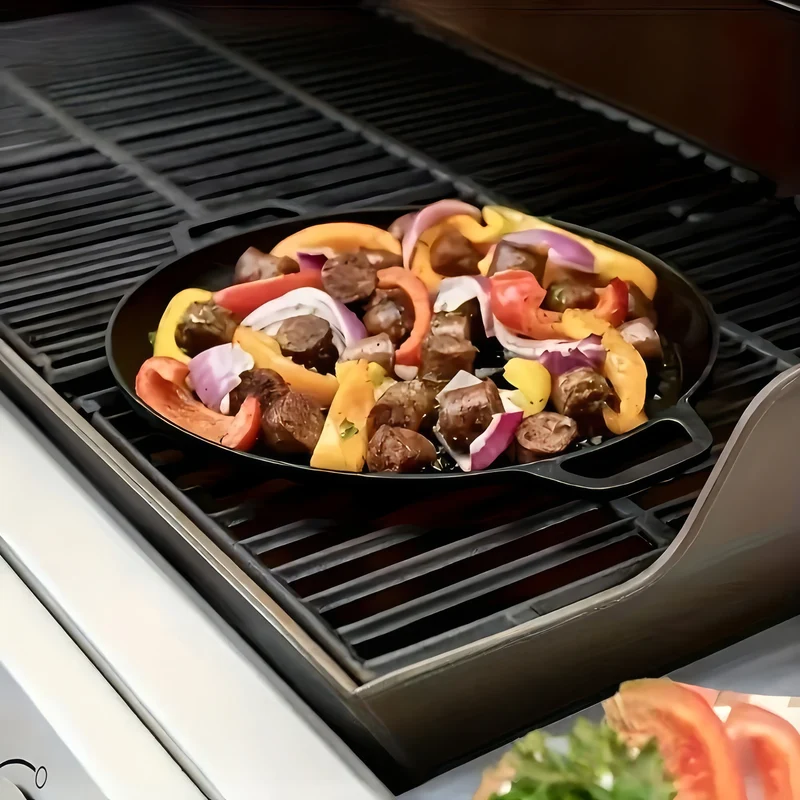 Gussejernsgrillpande med Non-stick – Perfekte Grillresultater