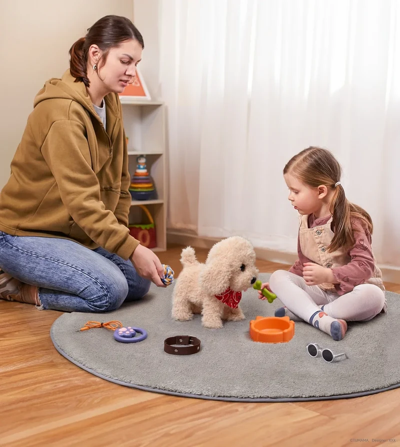 Interaktiv Plys Hund til Børn med Realistiske Bevægelse