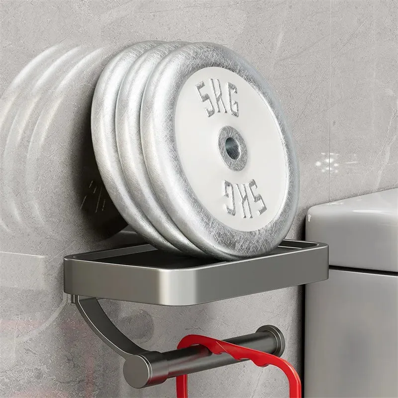 Moderne Toiletrulleholder med Hylde - Stilfuld og Praktisk