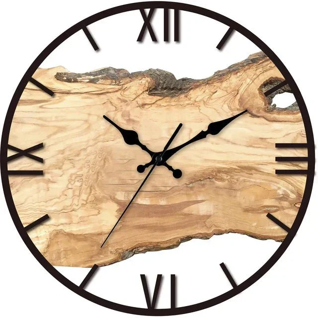 Transparent Vægur 30 cm - Moderne Elegance til Dit Hjem