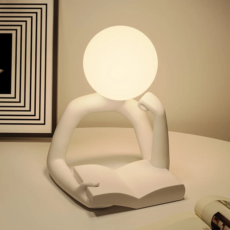 Trådløs bordlampe med justerbart lys og elegant design