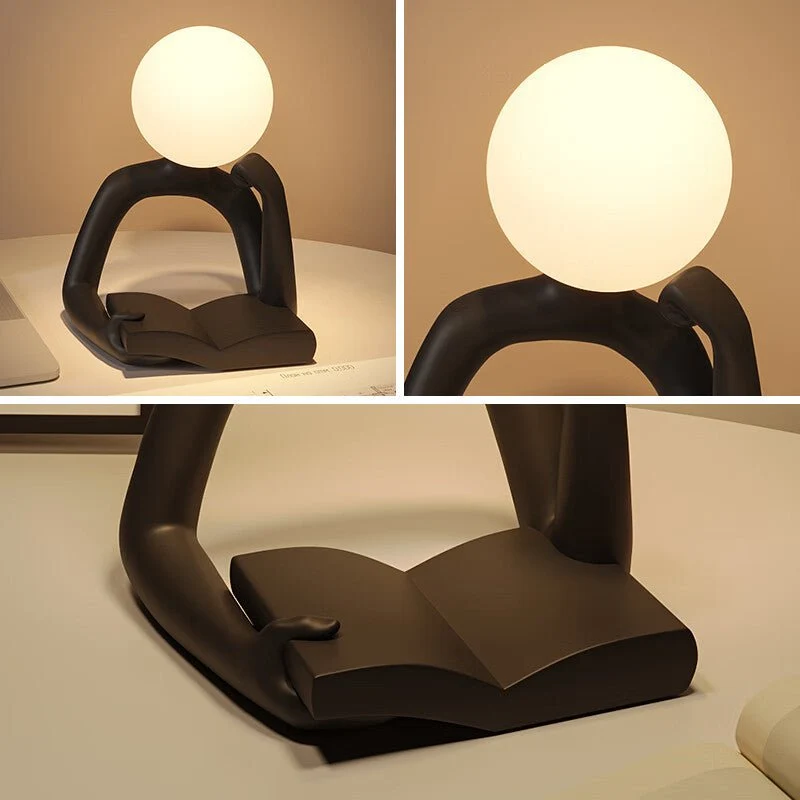 Trådløs bordlampe med justerbart lys og elegant design