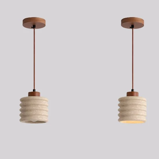 Elegant Travertin Pendel til Industrielt Design i Hjemmet