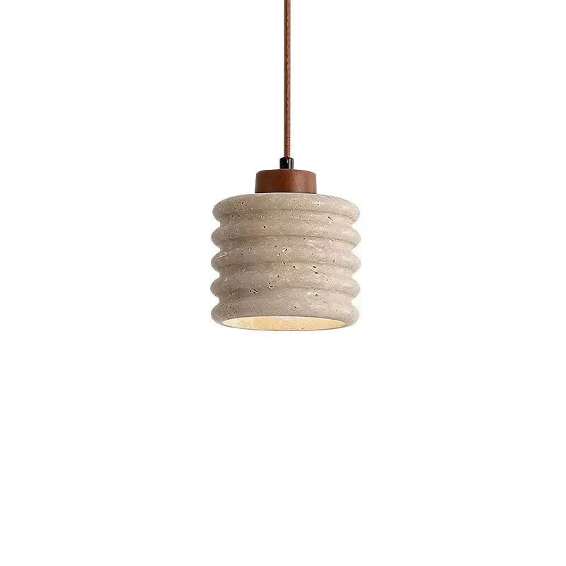 Elegant Travertin Pendel til Industrielt Design i Hjemmet