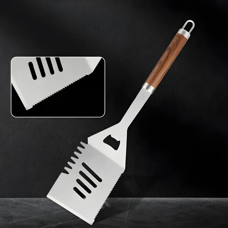 Grillmesterens Rustfri Stål Grilltilbehørssæt – 22 Dele