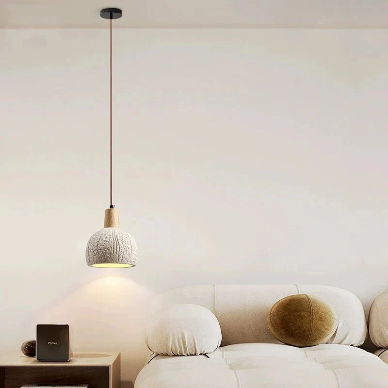 Stilren Cement Pendel med LED – Energibesparende Elegance