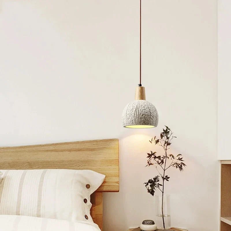 Stilren Cement Pendel med LED – Energibesparende Elegance