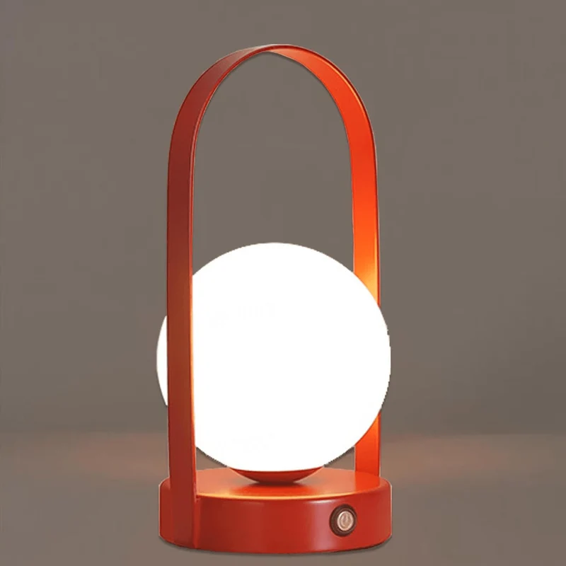 Trådløs USB-bordlampe med genopladelig funktion og stil