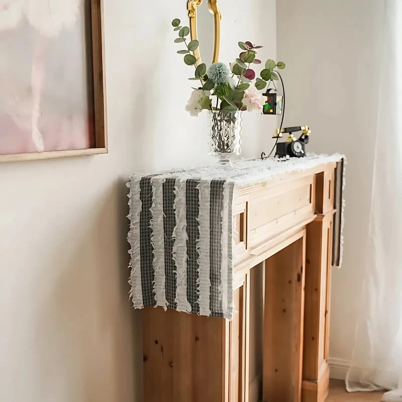 Rustikalt Bordløber i Mikrofiber til Hygge og Stil