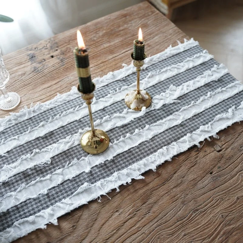 Rustikalt Bordløber i Mikrofiber til Hygge og Stil