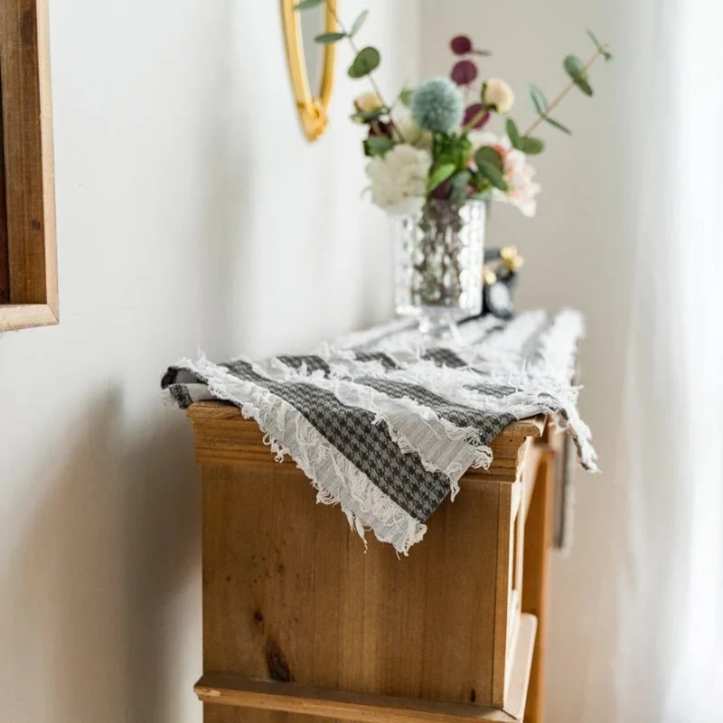 Rustikalt Bordløber i Mikrofiber til Hygge og Stil