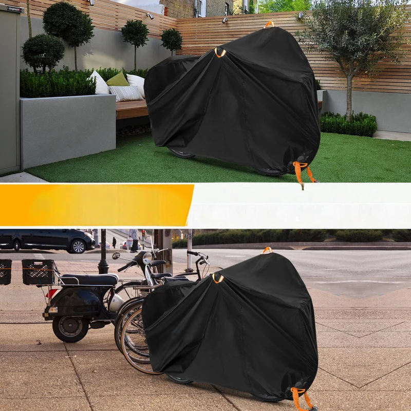 Vandtæt cykelovertræk i slidstærkt Oxford-materiale