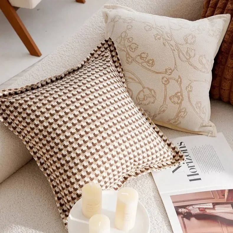 Luksuriøse Jacquard Pudebetræk - Tidløst Design & Komfort