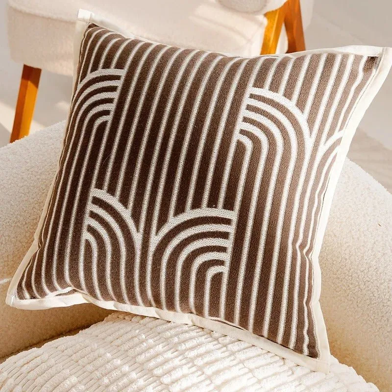 Luksuriøse Jacquard Pudebetræk - Tidløst Design & Komfort
